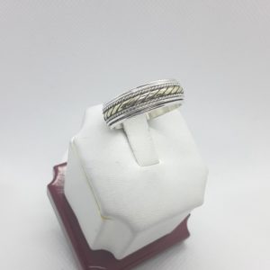 Sterling Silver Spinner Ring Size 11